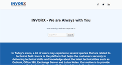 Desktop Screenshot of invorx.com